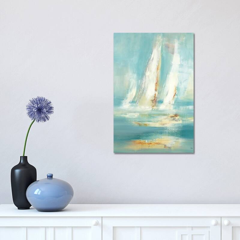 iCanvas "Sail With Me" by Lisa Ridgers Canvas Print - 18x12x1.5