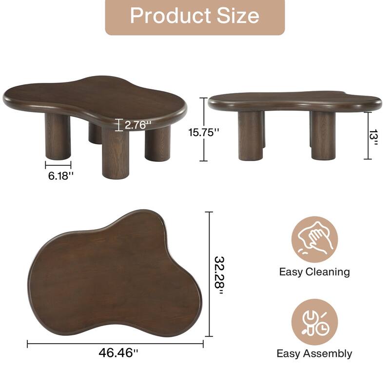 Modern Cloud Coffee Table Center Table for Living Room