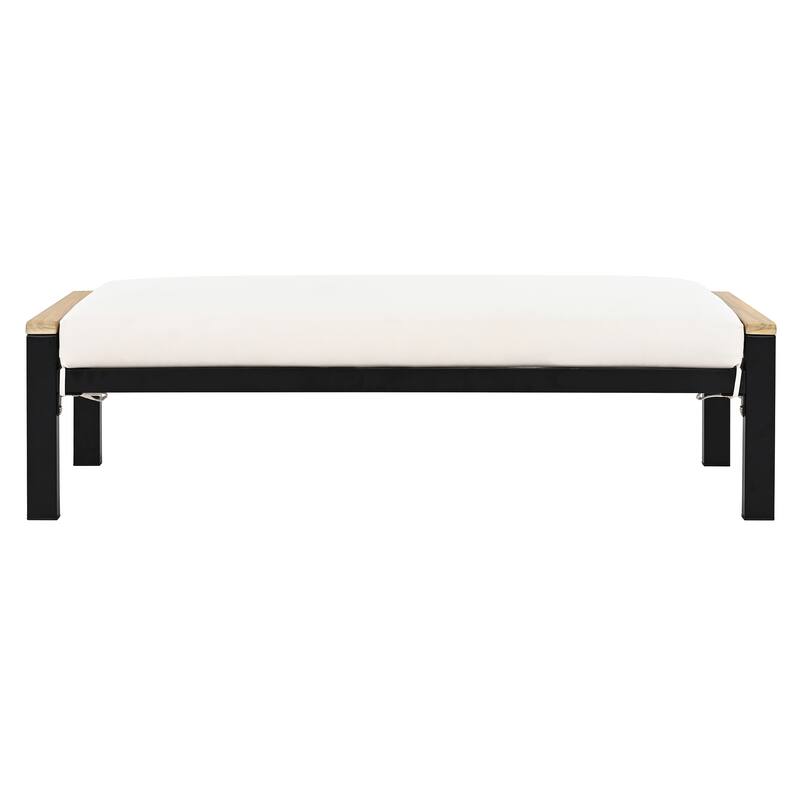 Patio Furniture Set, 5 Pieces Outdoor Furniture Set with 3-Seat Sofa, Patio Conversation Sets with Cushions
