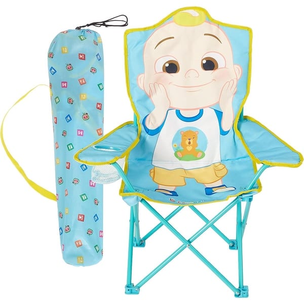 slide 2 of 4, Cocomelon Kids Indoor/Outdoor Chair with Carry Case