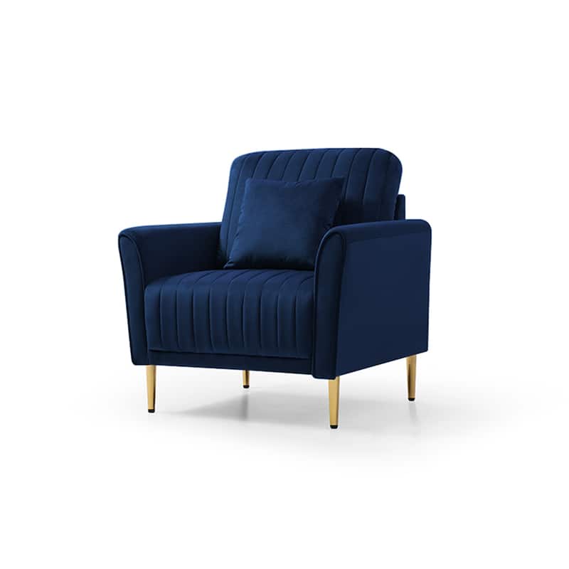 Velvet Accent Chair Living Room Chair