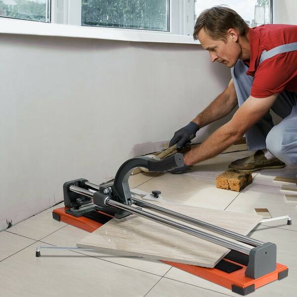Shop Gymax 24 Rip 16 Diagonal Porcelain Ceramic Manual Tile