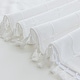 preview thumbnail 38 of 39, No Hooks Linen Textured Geometric Tassels Shower Curtain with Snap-in Liner