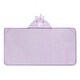 preview thumbnail 2 of 3, Kids Hooded Bath Towel with Pockets - Super Soft and Absorbent- Light Purple Unicorn