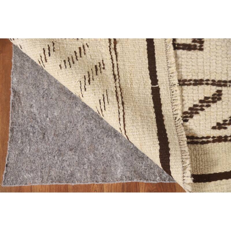Turkish Anatolian Runner Rug Natural Dye Hand-knotted Wool Carpet - 2'11"x 10'8"