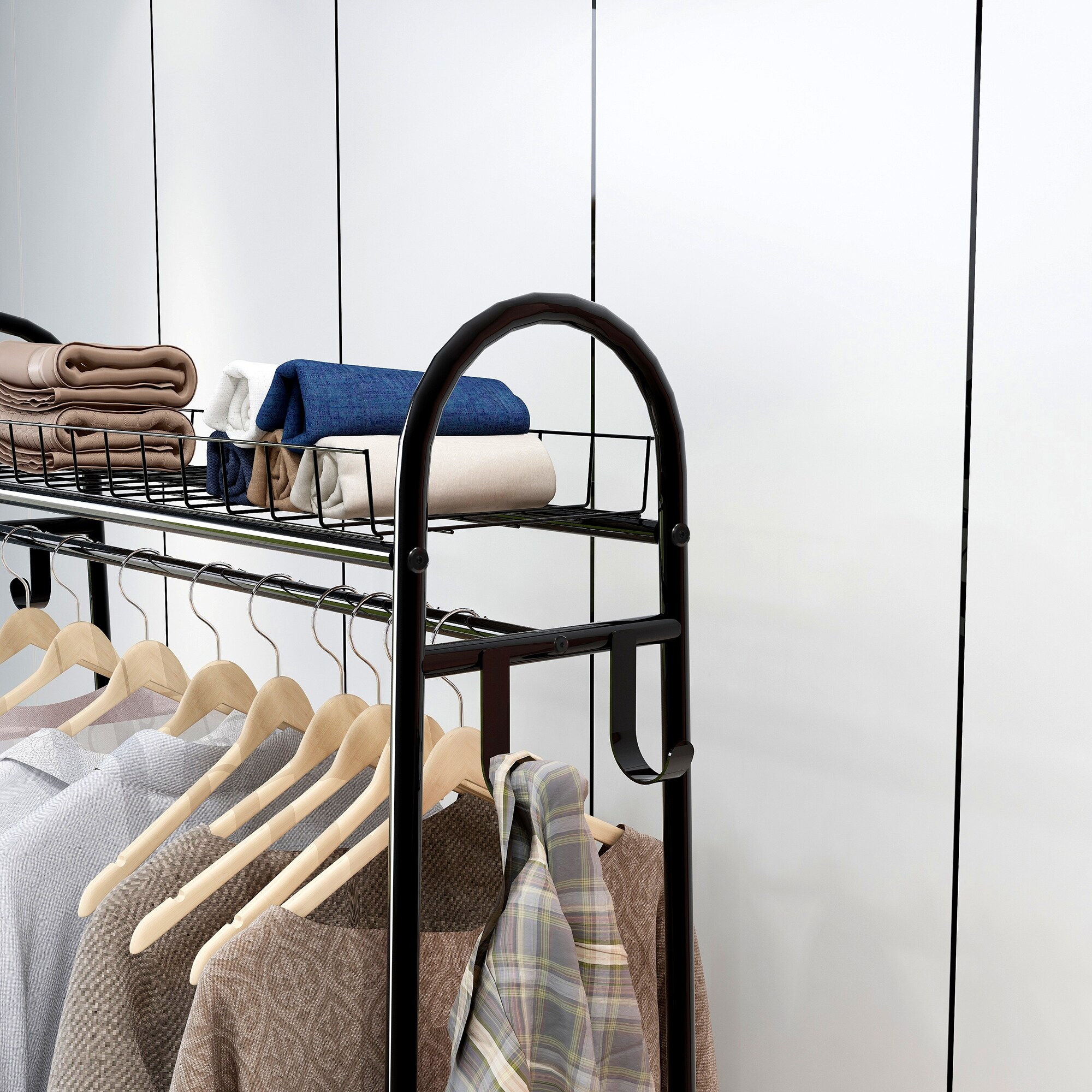 Shop Morgan Extendable Double Clothes Rack - 104 to 169 cms Online