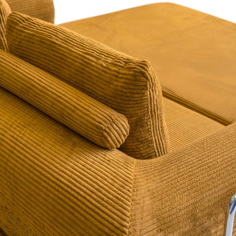 247 Shop At Home Sorai Modern Chenille Foam Modular Sofa with Pillows