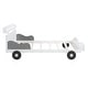 preview thumbnail 21 of 32, Wood Car-Shaped Platform Bed w/ Headboard & Footboard Storage Shelves