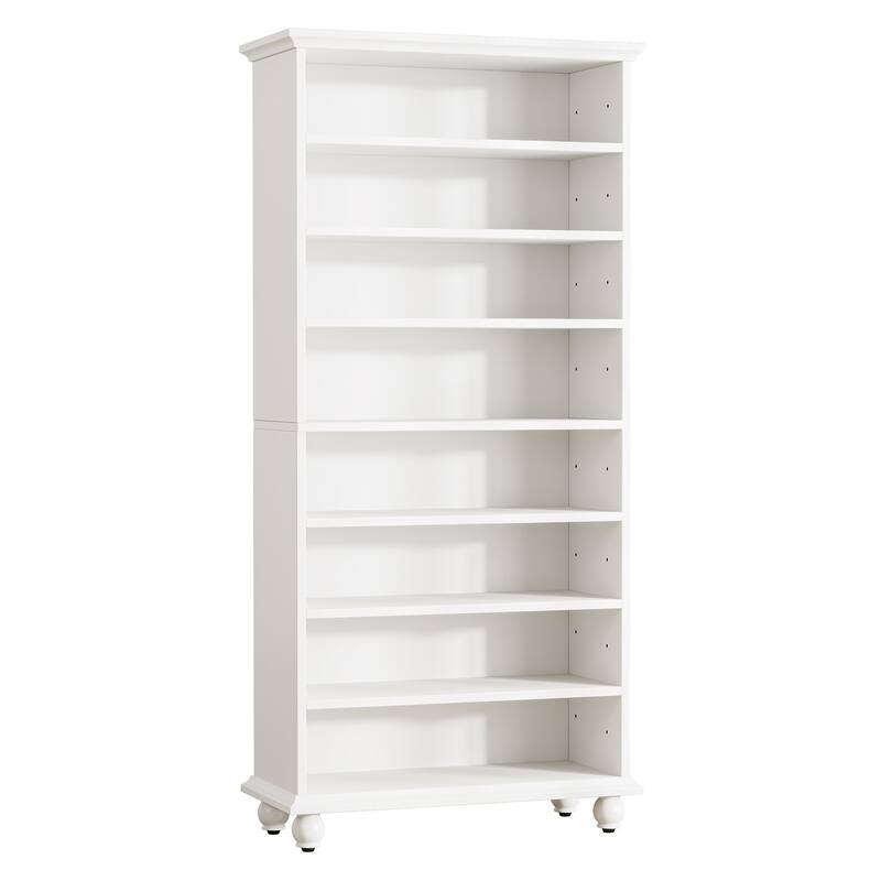9-tier Tall Bookshelves LED Bookcase for Study Room