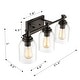 preview thumbnail 4 of 6, 3-light Bathroom Vanity Light, Bathroom Over Sink Lighting - 21.3 x 9.2 x 7 inches