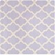 preview thumbnail 31 of 200, SAFAVIEH Handmade Cambridge Luisa Moroccan Trellis Wool Rug 6' Square - Lavander/Ivory - Square