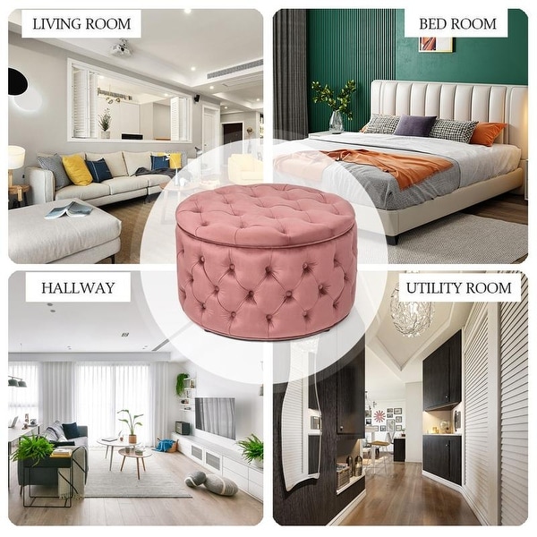 Bouchard cocktail shop ottoman