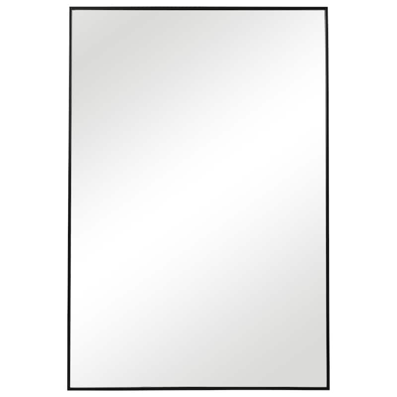 Copper Grove Thin Framed Rectangular Wall Mirror