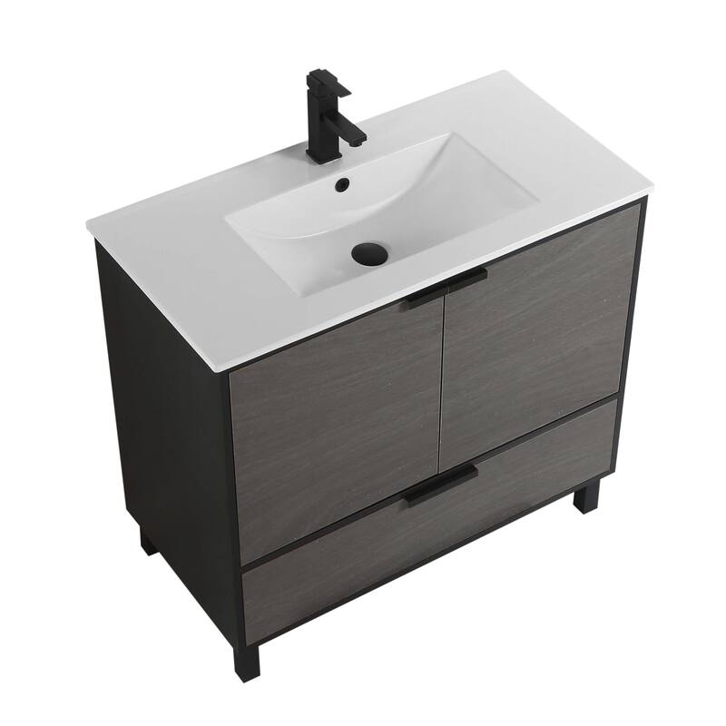 Fine Fixture Bathroom Vanity and Sink, ADA Compliant
