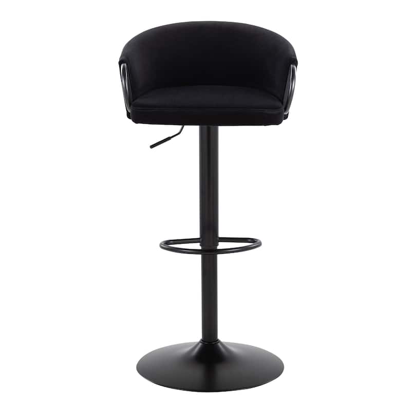 Silver Orchid Battista Adjustable Bar Stool (Set of 2)