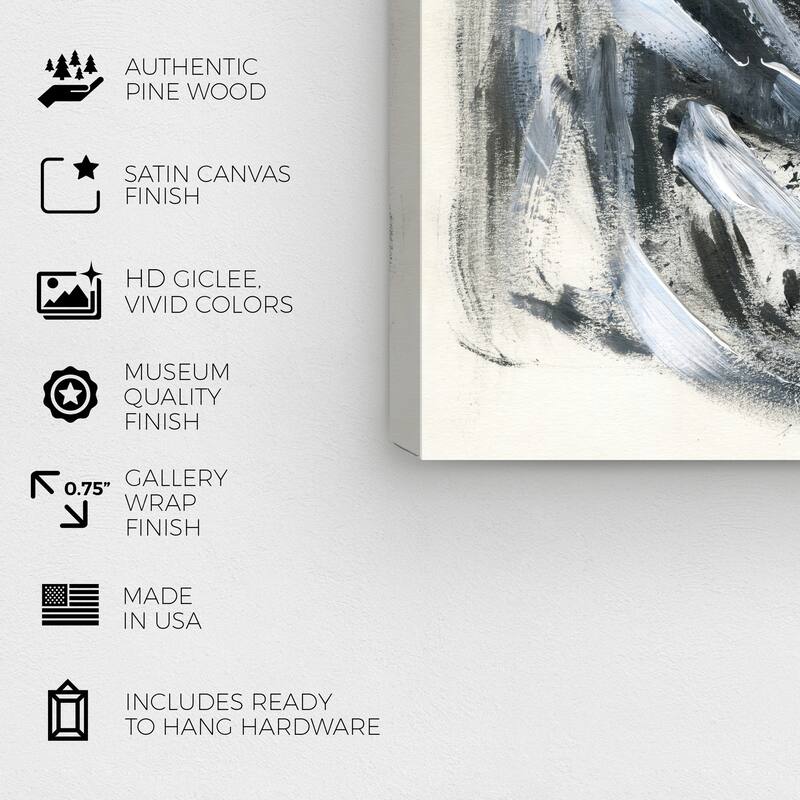 Wynwood Studio Abstract An Owl White and Modern & Contemporary Wall Art Canvas Print