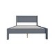 preview thumbnail 9 of 14, Bayten Queen Solid Wood Low Platform Bed