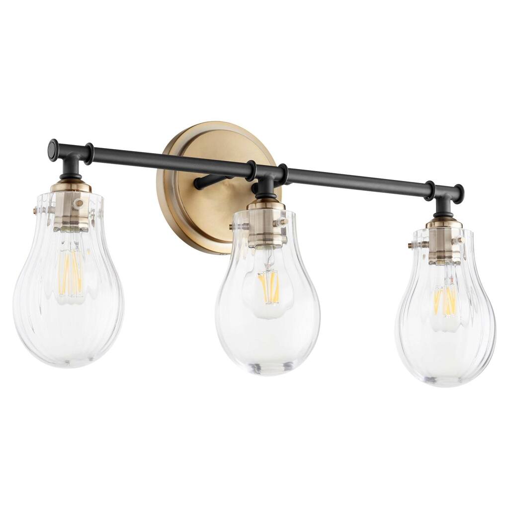 Quorum International 511-3 Fort Worth 3 Light 23" Wide Vanity Light
