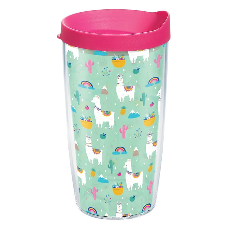Tervis Llama Pattern Made in USA Double Walled Insulated Travel Tumbler, Classic - 16oz - 16oz