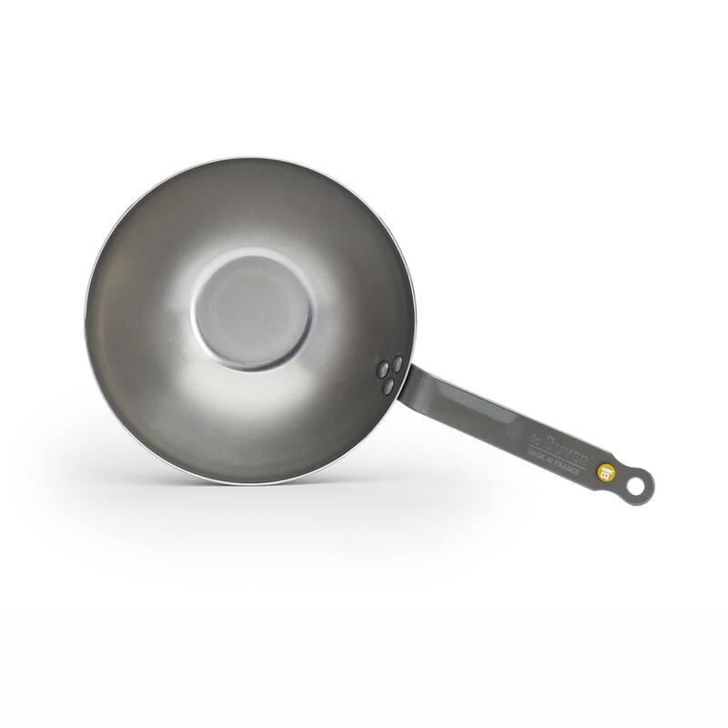 Premium MINERAL B Steel 2.5L Wok, Suitable for Induction, Silver