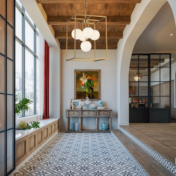 Hallway glass pendant light on sale