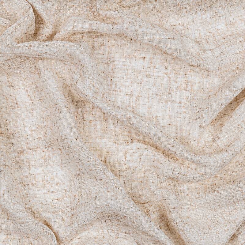 New Castle Gorgeous Slubbed Linen Lined Grommet Patio Curtain Panel