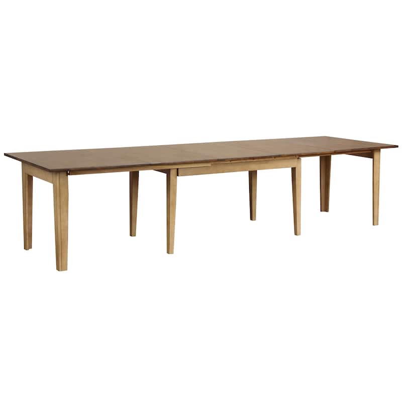 Extendable Dining Set 7 Piece, Seats 12, Rectangular Table, Large Dining Room Furniture