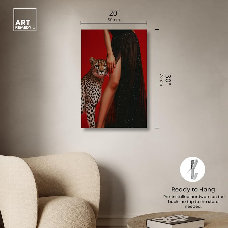 Wild at Heart Canvas by Art Remedy, Gallery Wrapped
