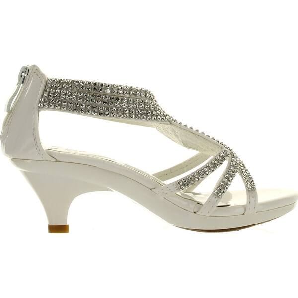 Forever Link Girls Angel 37k Dressy Heel Sandals Overstock