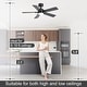 preview thumbnail 156 of 193, 42/48/52/56/60/65-IN LED Ceiling Fan with Light Kit and Remote(5/6/7/8-Blade)