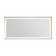 Wall Mounted Back Light Bathroom Framed LED Mirror Anti- Fog With Dimmable Light Touch Sensor And Memory Function
