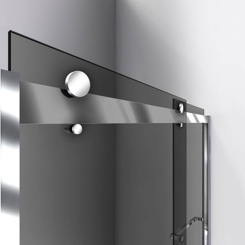 DreamLine Sapphire 56-60 in. W x 76 in. H Semi-Frameless Bypass Shower Door