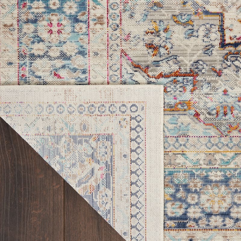 Nourison Vintage Kashan Persian Medallion Area Rug