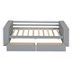 preview thumbnail 29 of 27, Double sofa bed with shelves and drawers