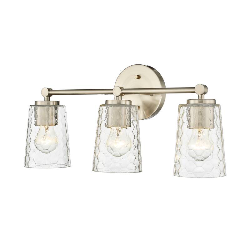 Millennium Lighting Ashli 2/4 Light Vanity Light with Clear Honeycomb Glass Shades