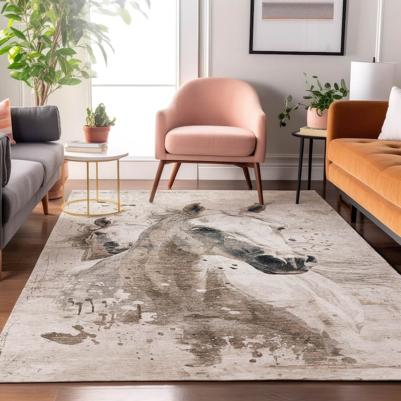 Premium Washable Super Soft Prince Horse Mayfield Rug