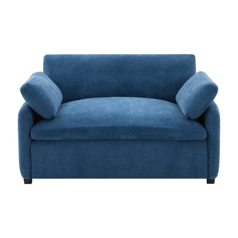 50*43" Oversized Chenille Single Sofa Chair,Wide and Deep Seat Accent Chair