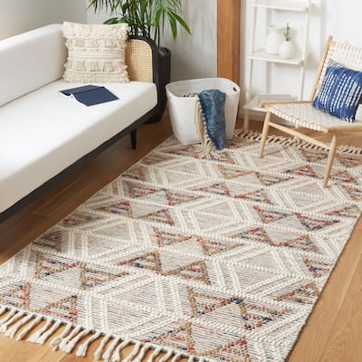SAFAVIEH Handmade Natura Narine Boho Jute & Wool Braided