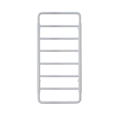 Ivy 8-Bar Electric Towel Warmer In Matte White - 19.69" x 40.94" x 4.45"