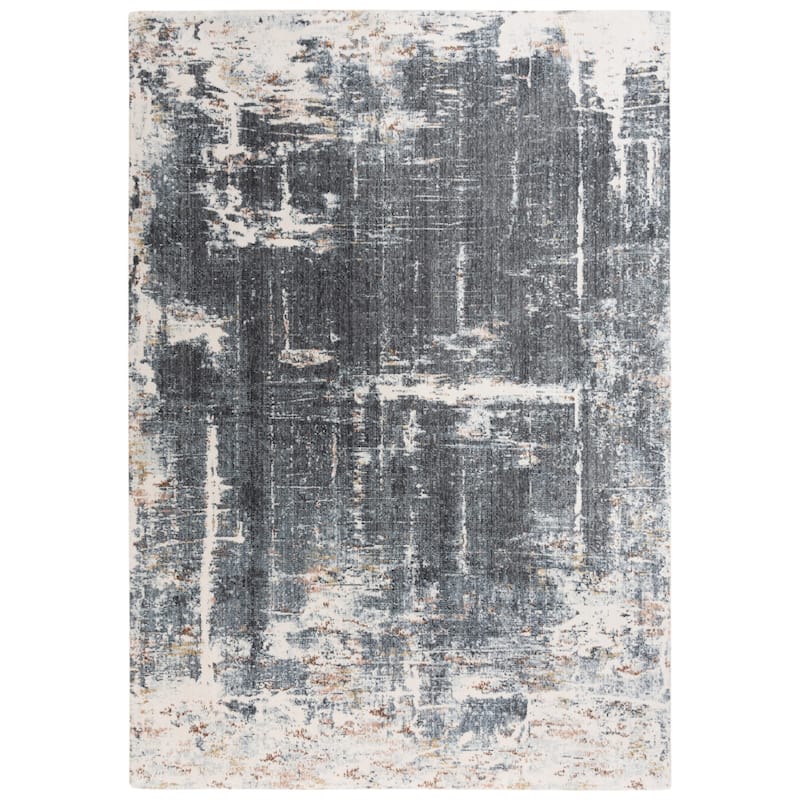 Alora Decor Jade Transitional Blue Recycled Polyester Area Rug