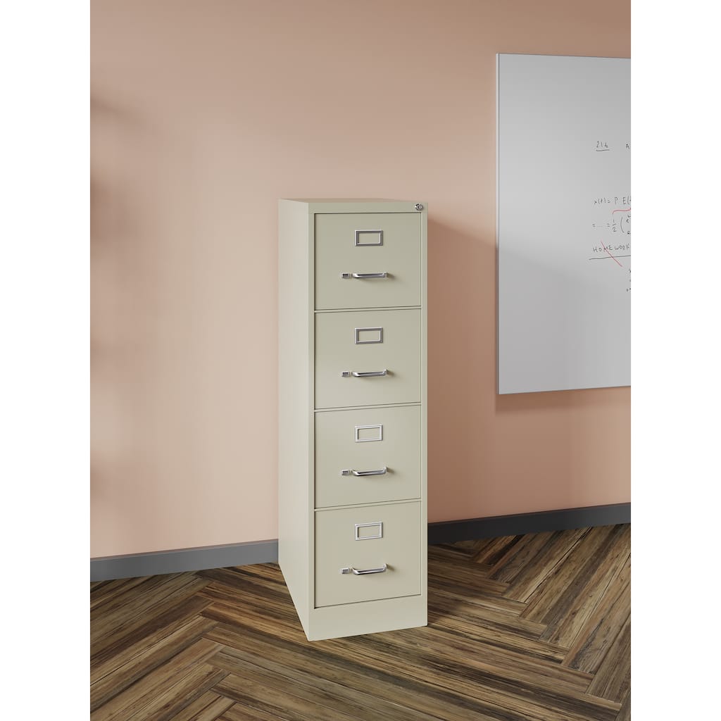 Hirsh Commercial 22"D 4-drawer Letter Vertical File Cabinet