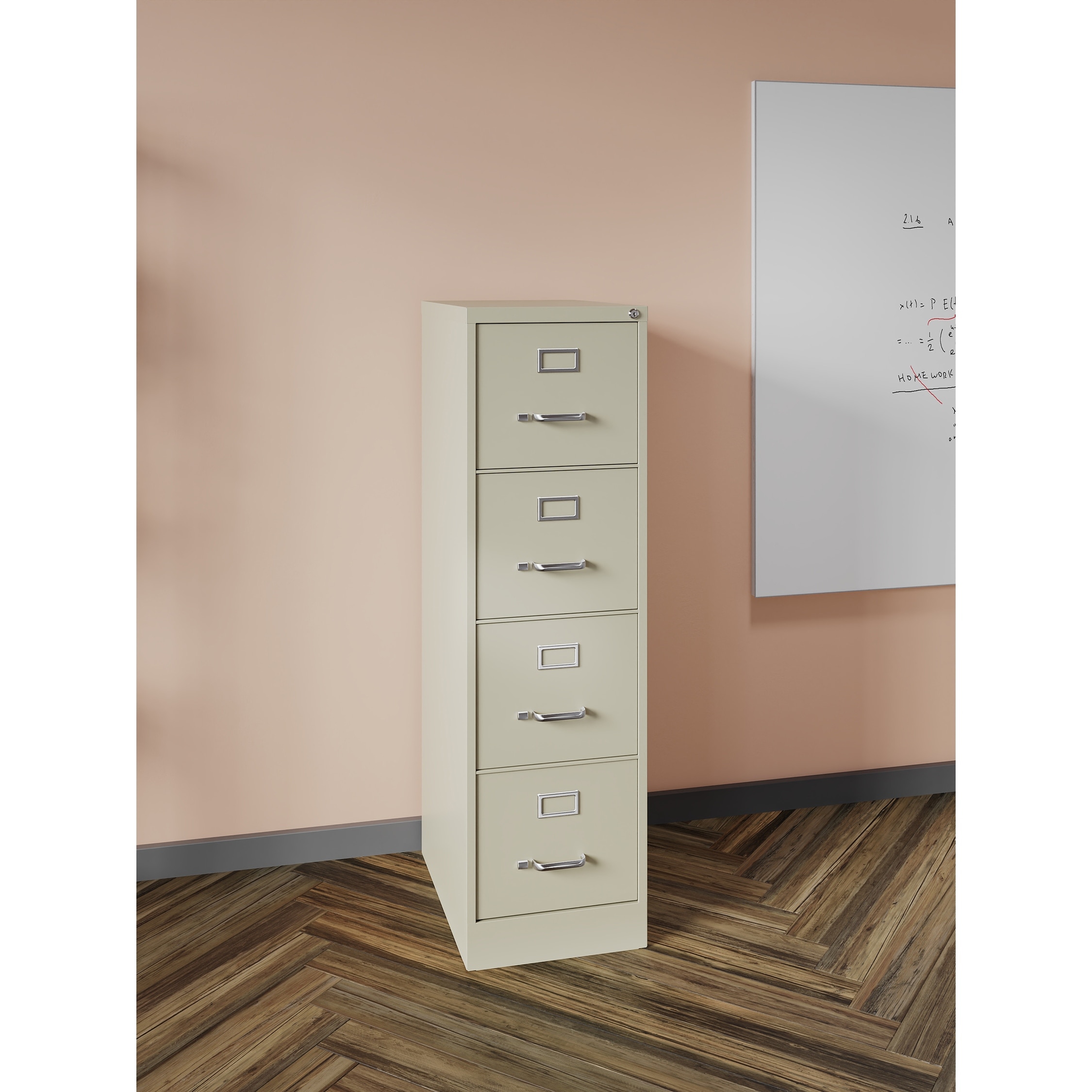 Hirsh Commercial 22"D 4-drawer Letter Vertical File Cabinet