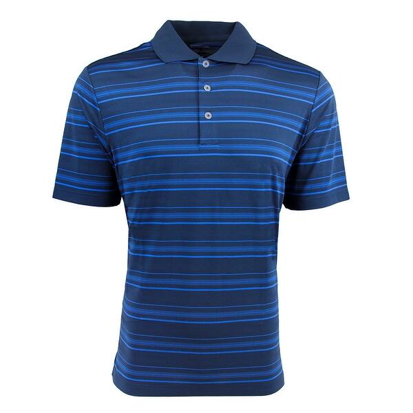 Shop Adidas Men S Puremotion Textured Stripe Polo On Sale