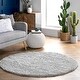 preview thumbnail 26 of 58, nuLOOM Plush Shag Area Rug 10' Round - Silver