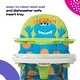 preview thumbnail 6 of 5, Simple Fold Deluxe High Chair with 3-Position Tray, Monster Syd