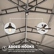 preview thumbnail 5 of 16, Gazebo 10x14FT, Outdoor Gazebo with Double Roofs, Privacy Curtains, Mosquito Nettings, Heavy Duty Metal Frame Party Tent