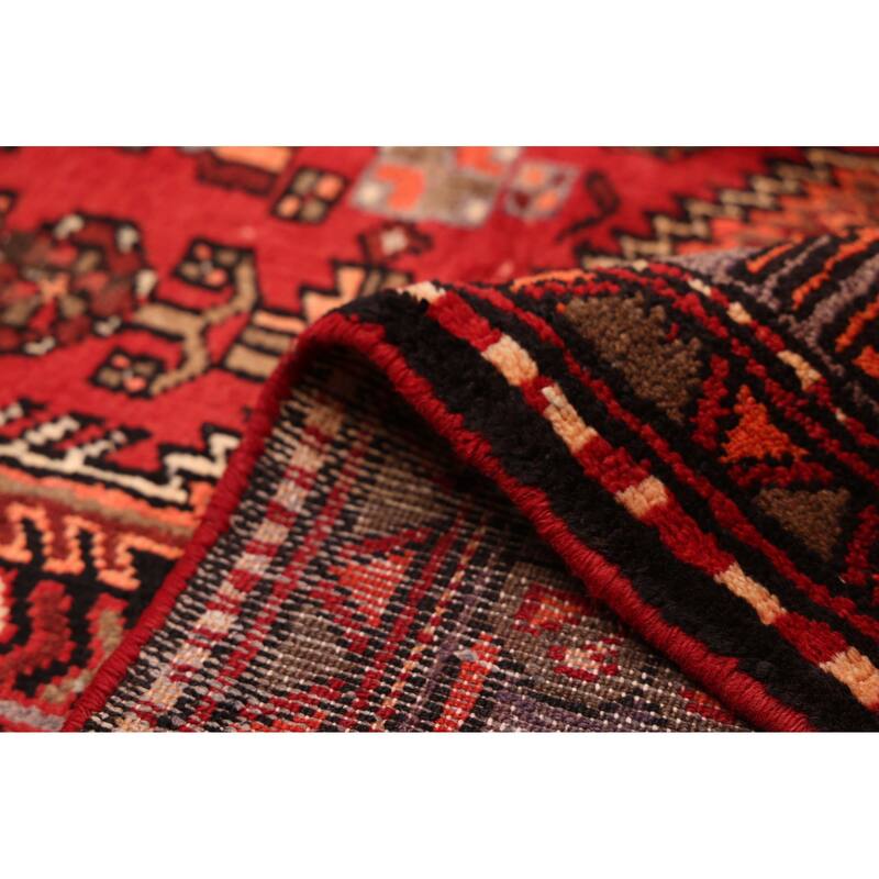 ECARPETGALLERY Hand-knotted Anatolian Vintage Red Wool Rug - 5'0 x 8'5