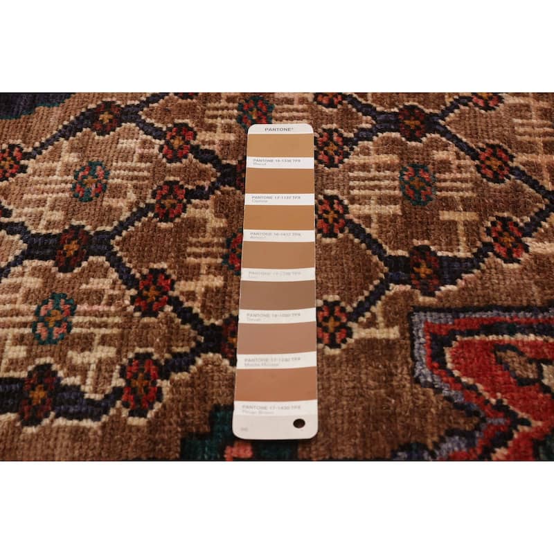 ECARPETGALLERY Hand-knotted Andelz Brown Wool Rug - 4'3 x 9'10