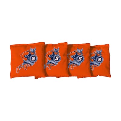 Salem State Vikings Orange Cornhole Bags
