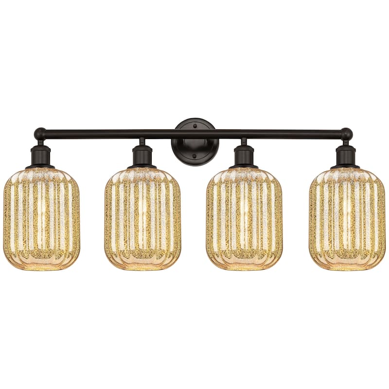 Innovations Lighting 616-4W-14-34 Preston Vanity Preston 4 Light 34" - Oil Rubbed Bronze / Mercury